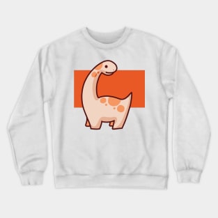 Cute Long Neck Dinosaurus, Brontosaurus, Brachiosaurus Crewneck Sweatshirt